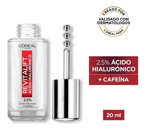 Serum Rellenador Ojos, Revitalif Acido Hialuronico + Cafeina