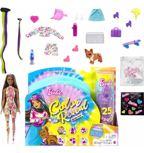 Barbie Color Reveal Estilos Tie-dye