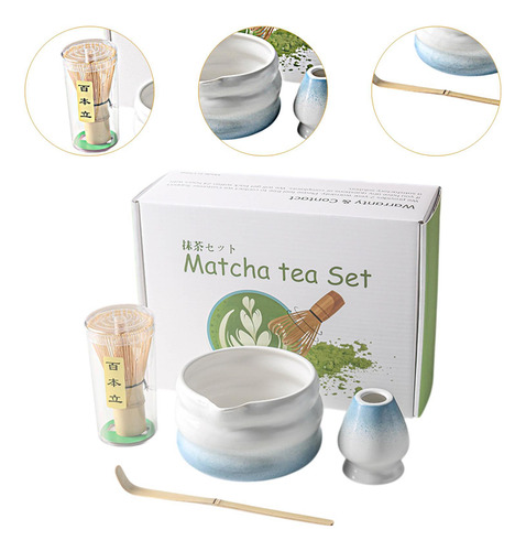 Matcha Watch And Bowl Idea De Regalo Única Gradiente Azul