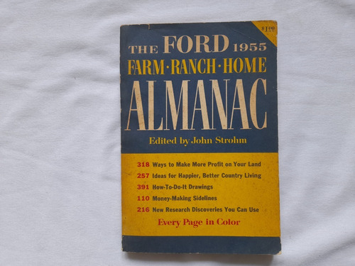 The Ford Almanac 1955, John Strohm. Almanaque, Auto