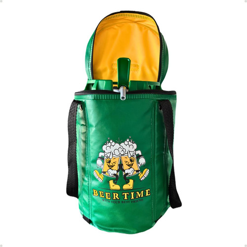 Barril Heineken De 5l +4 Cartelas De Gelo Em Gel+1 Térmica