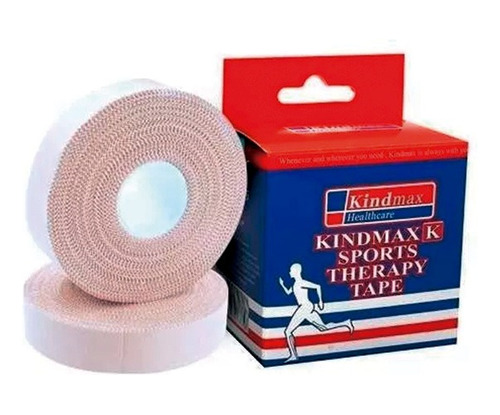 Venda Rigida Funcional Kindmax  2,5 Cm X 13,7 Mt Leukotape