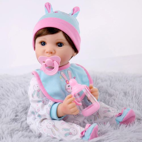 Bebes Reborns Silicona Juguetes Niña Muñeca Realista Moises