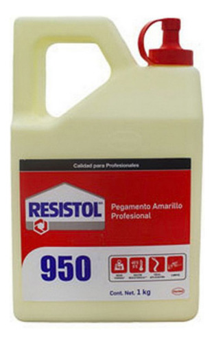 Pegamento Resistol 1 Kg (950 Profesional Amarillo)