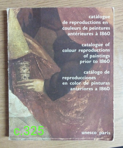 Catálogo De Reproducciones En Color De Pinturas... Trilingüe