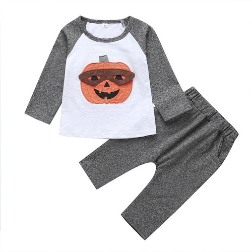 Disfraz Halloween Calabaza Gris Para Bebe