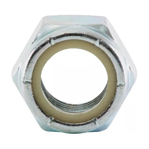 Tuerca Hexagonal 3/8 G2 Con Seguro Nylon Zn (100 Unidades)