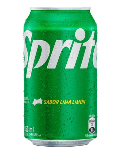 Bebida Lata 350cc Sprite Sabor Lima-limon (unidad)          