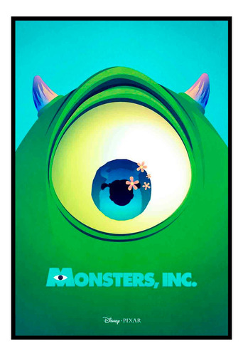 Cuadro Premium Poster 33x48cm Monsters Inc