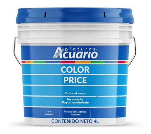 Pintura Color Price Color Lila 4 Lt Acuario Va81240