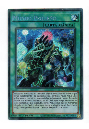 Mundo Pequeño Cartas Sueltas Bode-sp069 Secret Rare