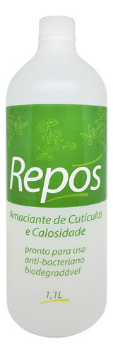 Amaciante De Cutículas E Calosidade Repos Plastica Pes 1,1l