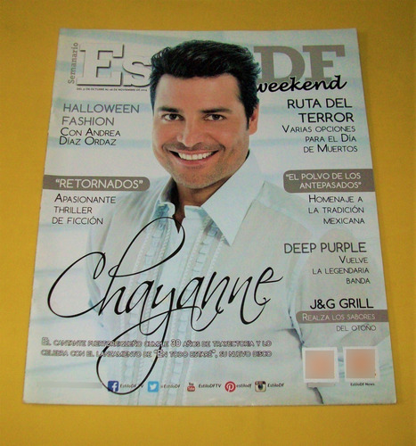 Chayanne Revista Estilo Df 2014 Caifanes Maite Perroni