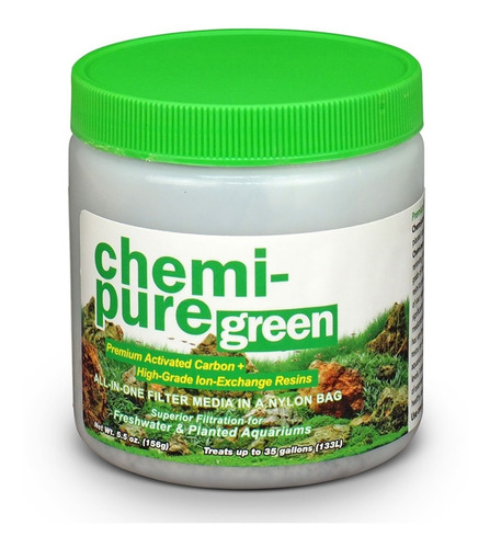 Material Filtrante Acuario Chemipure Green 156g