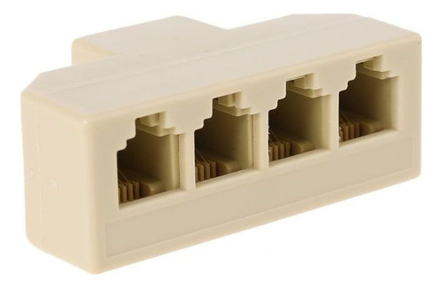 1 Unid Rj11 Splitter Adaptador De 4 Vías 1 M A 4 F Rj-11 6p4