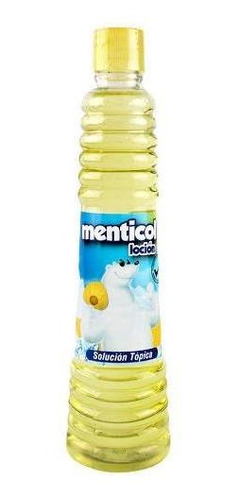 Loción Menticol Amarillo Botella X 130 Ml