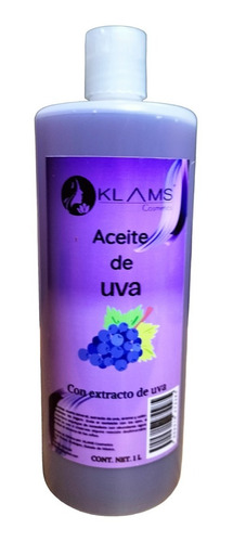 Aceite  Masajes Uva  Corporal Spa, Profesional  1 Litro