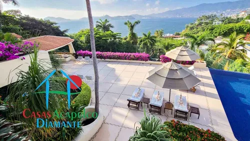 Cad Villa Del Mar. Alberca, Vista A La Bahía Y Cancha De Tenis