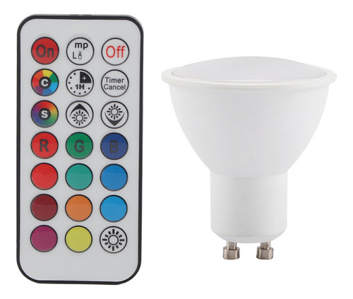 Lámpara Led Que Cambia De Color, Nueva Luz Blanca Cálida Gu1