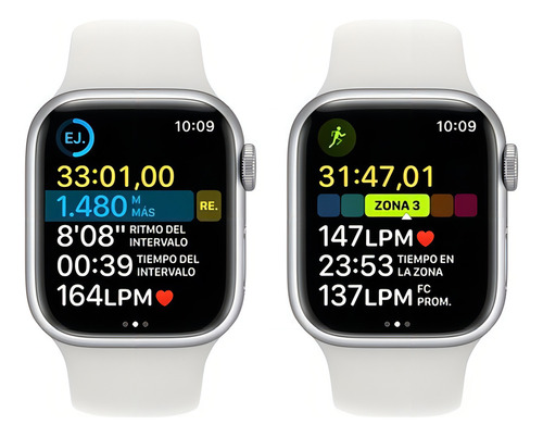 Apple Watch Series 8 (41mm, Gps + Cellular) Aluminio Plateado Plateado Blanco - Excelente (Reacondicionado)