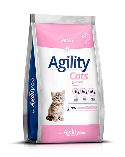 Agility Gato Kitten X 10kg  Envio.t.pais Il Cane Pet Food 