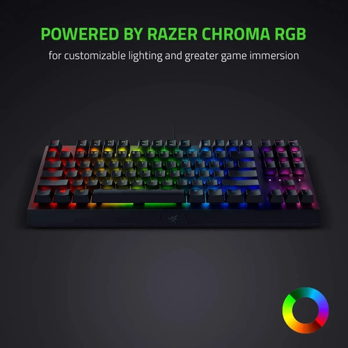Imagen 2 de 6 de Teclado Gamer Razer Blackwidow V3 Tenkeyless Rgb Green Españ