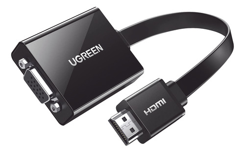 Adaptador Hdmi A Vga / Resolución 1080p / Audio 3.5mm / Con