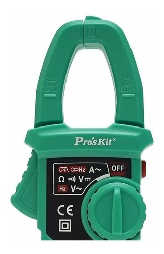 Imagen 3 de 3 de Pinza amperimétrica digital Pro'sKit MT-3110 900A
