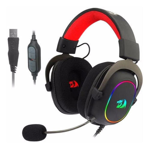 Audifono Gamer Redragon Zeus X Rgb H510 7.1 Virtual