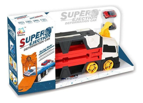 Camion Mega Hauler Con Pista Doble De Carrera Eyeccion