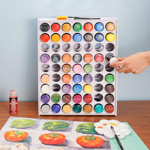 Caja Organizadora De Pintura, Organizador De 49 Hoyos