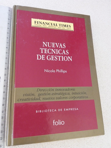 Nuevas Tecnicas De Gestión- Nicola Phillips- Folio- 1994