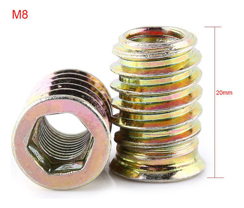 Para Tuerca Con Cabeza De Accionamiento Hexagonal, Inserto