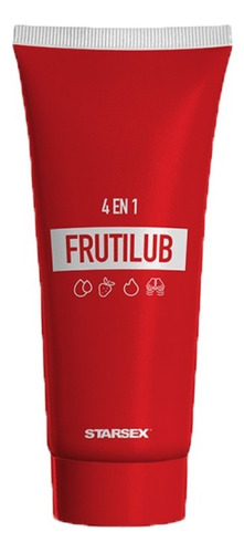 Lubricante Frutilub 4 En 1 Starsex Sabor Frutilla