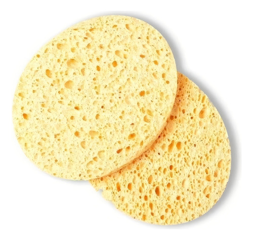 Esponja Facial De Celulosa Natural Basicare Tamaño Medio