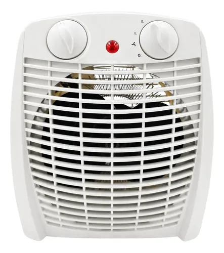 Aquecedor Elétrico 2 Em 1 Kian Branco 1800w Aq100 2 Níveis De Aquecimento + Ventilação