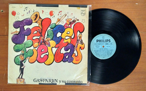 Gasparin Y Su Conjunto Felices Fiestas 1974 Disco Lp Vinilo