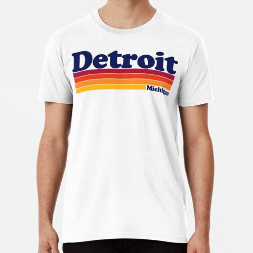 Remera Detroit, Michigan United States Usa Vintage Retro 90s