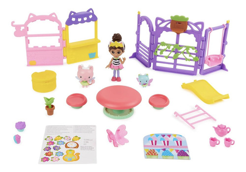 Gabby's Dollhouse Spin Master 6065911 Kitty Fairy Garden Party 25x4cm