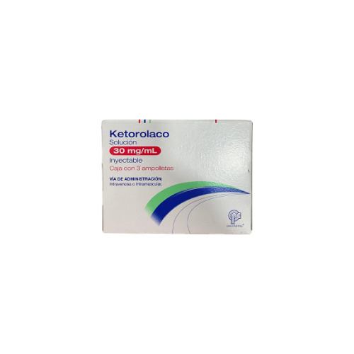 Ketorolaco 30 Mg/ml Caja X 3 Amp Alpharma