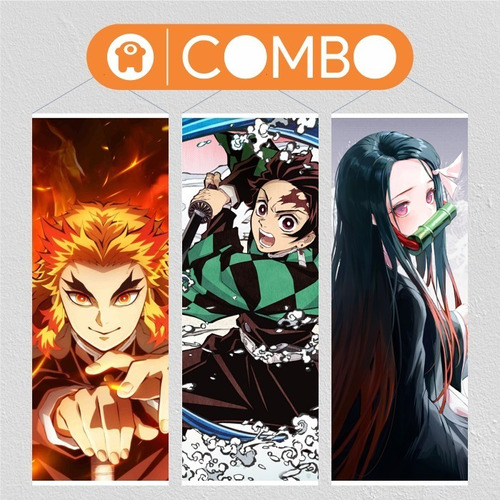 Combo Kimetsu No Yaiba - Demon Slayer X 3 - Animeras