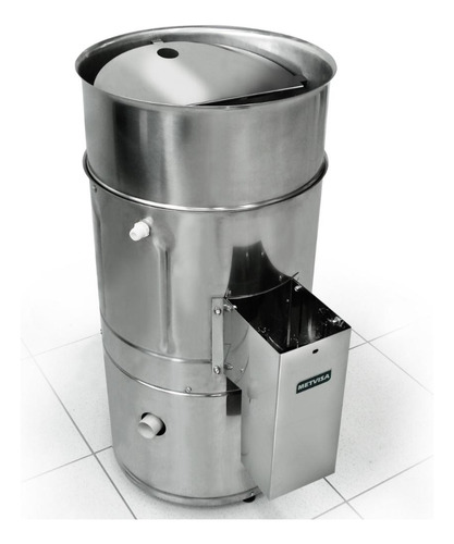 Descascador De Batatas Industrial 6 Kg Inox Db6 Metvisa