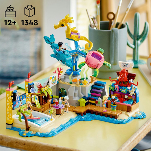 Kit Lego Friends 41737 Beach Fun Park 1348 unidades Número de peças 1348