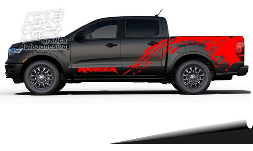 Calco Ford Ranger 2013 - 2022 Raptor Lado Izquierdo