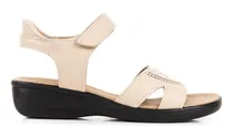 Comprar Sandalias Mujer Batistella Bajas Con Apliques En Cuero Nude