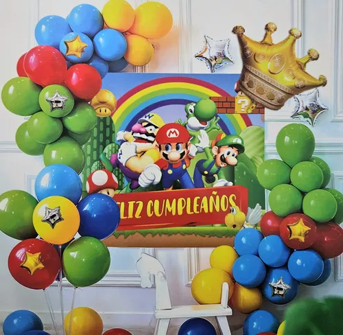 Mario Bros Decoracion De Cumpleanos