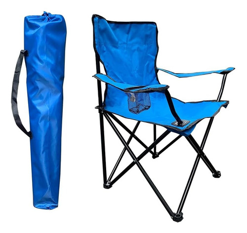 Sillas Plegable Con Porta Vasos Camping Playa Picnic