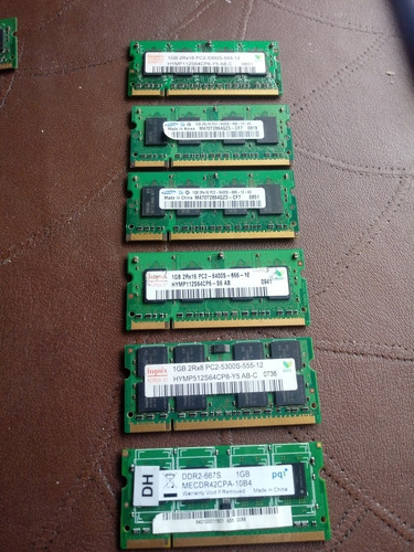 Memorias Ddr2 Notebook 1 Gb