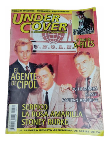Revista Under Cover Nro30 El Agente De Cipol X Files Randall