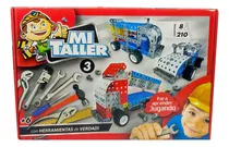 Comprar Mi Taller 3 Herramientas Reales + 210 Pieza Construir 